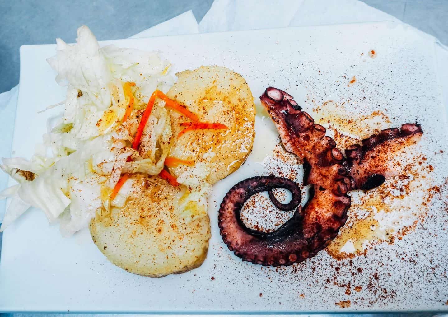 octopus from the market in seville