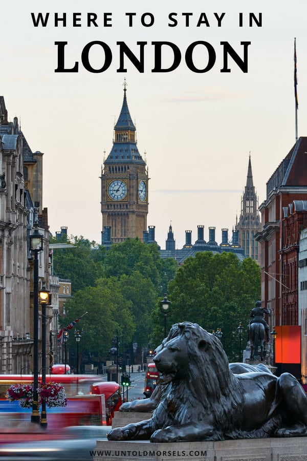 where do tourist stay in london