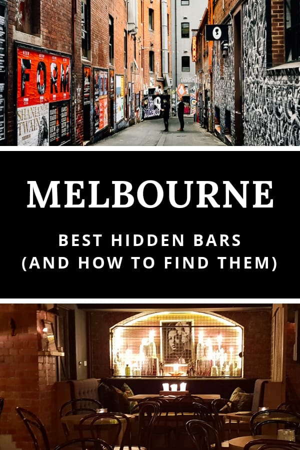 The best hidden bars in Melbourne (and how to find them)